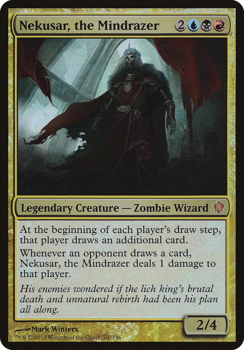 Nekusar, the Mindrazer (Oversized) [Commander 2013 Oversized] - Evolution TCG
