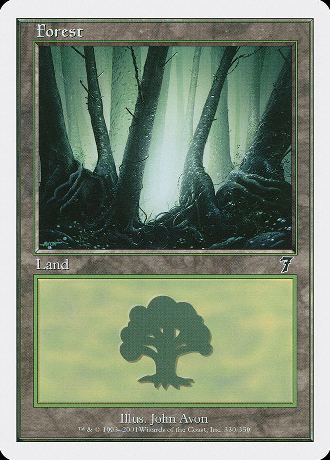 Forest (330) [Seventh Edition] - Evolution TCG