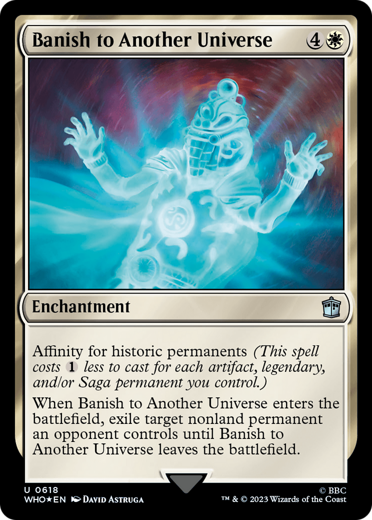 Banish to Another Universe (Surge Foil) [Doctor Who] - Evolution TCG