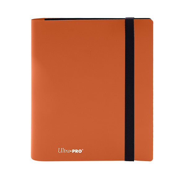 Ultra PRO: 4-Pocket PRO-Binder - Eclipse (Pumpkin Orange) - Evolution TCG