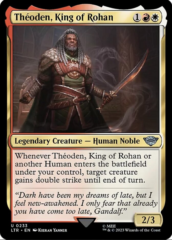Theoden, King of Rohan [The Lord of the Rings: Tales of Middle-Earth] - Evolution TCG