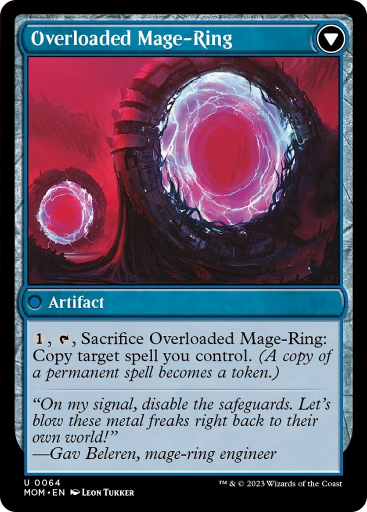 Invasion of Vryn // Overloaded Mage-Ring [March of the Machine] - Evolution TCG