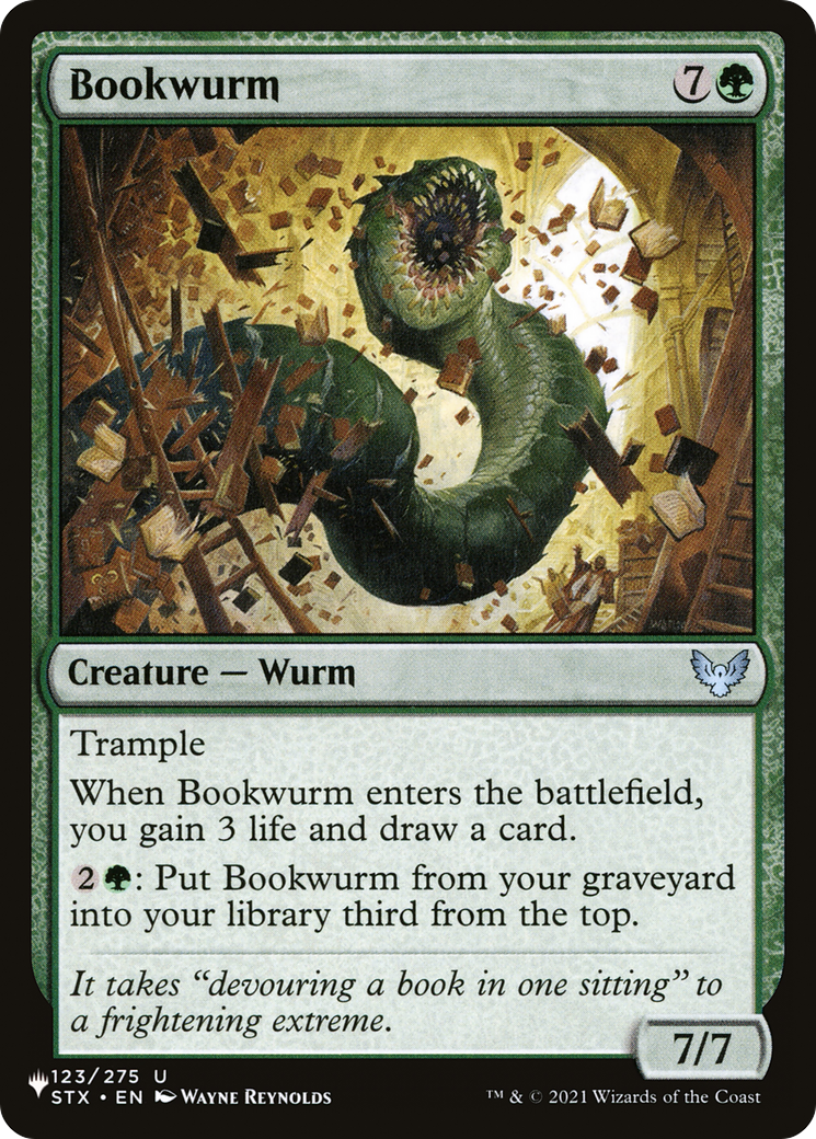 Bookwurm [The List]