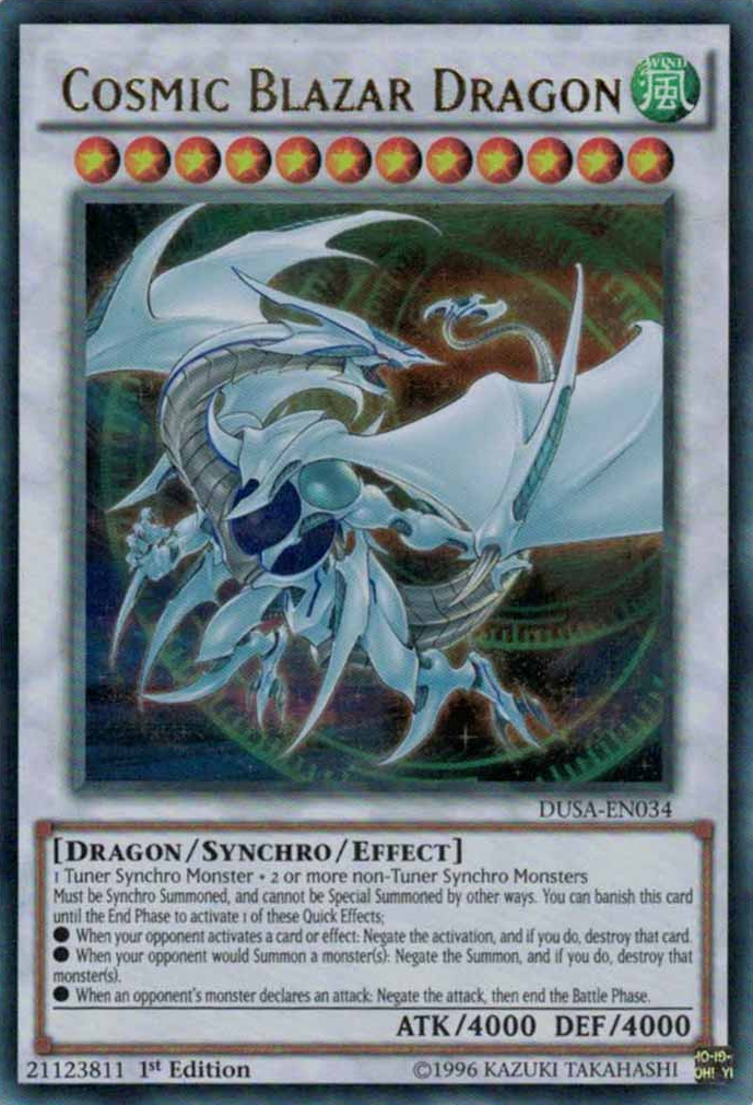 Cosmic Blazar Dragon [DUSA-EN034] Ultra Rare - Evolution TCG