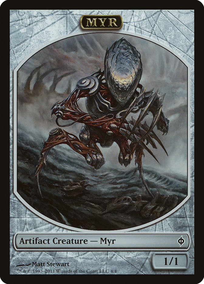 Myr Token [New Phyrexia Tokens] - Evolution TCG