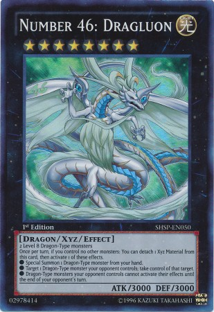 Number 46: Dragluon [SHSP-EN050] Super Rare - Evolution TCG