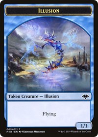 Illusion // Bear Double-Sided Token [Modern Horizons Tokens] - Evolution TCG