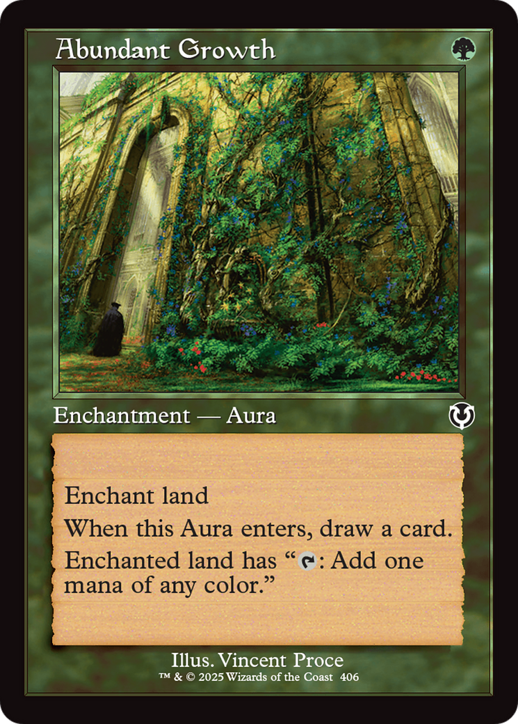 Abundant Growth (Retro Frame) [Innistrad Remastered] - Evolution TCG