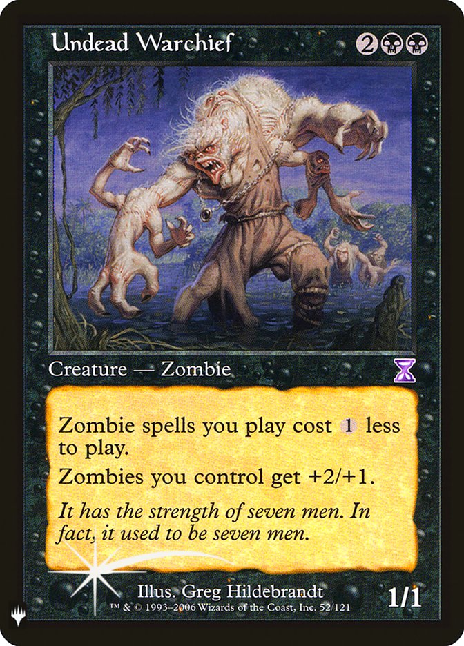 Undead Warchief [Mystery Booster] - Evolution TCG