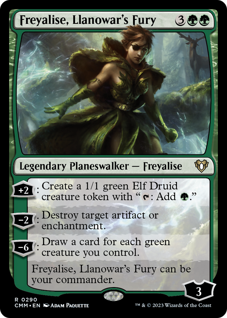 Freyalise, Llanowar's Fury [Commander Masters] - Evolution TCG