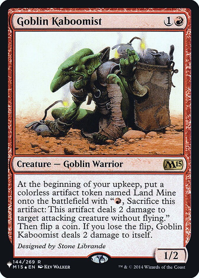 Goblin Kaboomist [Secret Lair: Heads I Win, Tails You Lose] - Evolution TCG