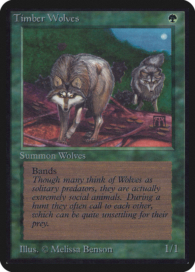 Timber Wolves [Alpha Edition] - Evolution TCG