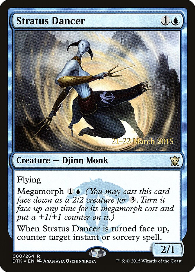 Stratus Dancer [Dragons of Tarkir Prerelease Promos] - Evolution TCG