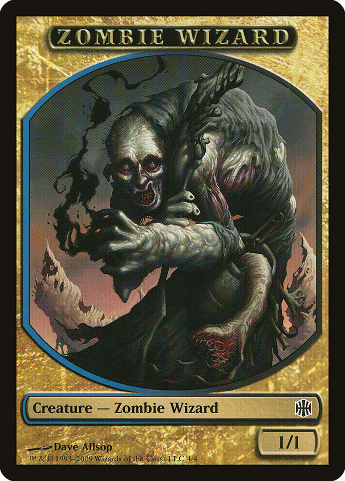 Zombie Wizard Token [Alara Reborn Tokens] - Evolution TCG