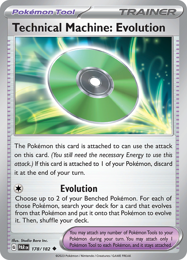 Technical Machine: Evolution (178/182) [Scarlet & Violet: Paradox Rift] - Evolution TCG