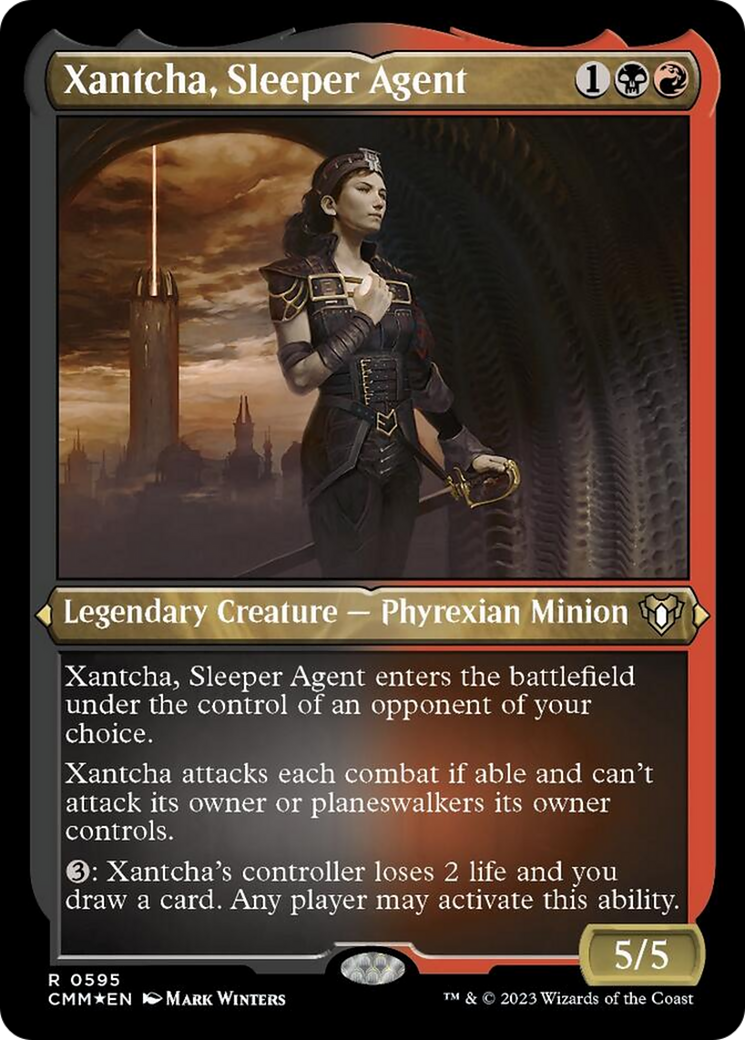Xantcha, Sleeper Agent (Foil Etched) [Commander Masters] - Evolution TCG
