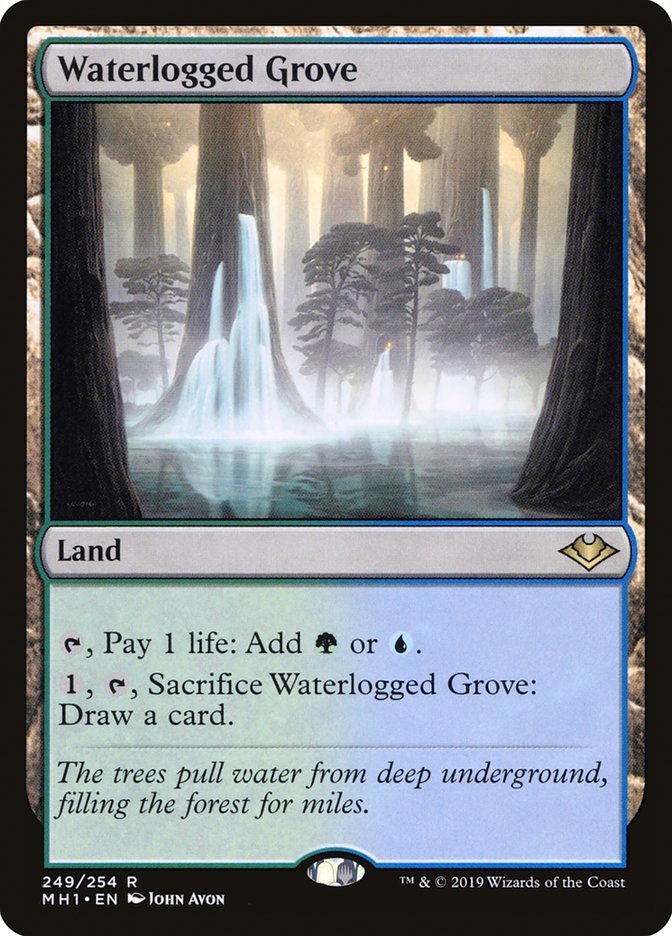 Waterlogged Grove [Modern Horizons] - Evolution TCG