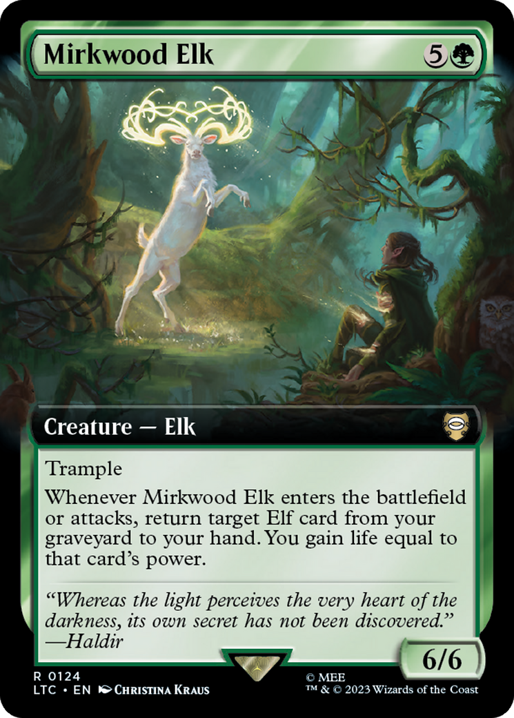 Mirkwood Elk (Extended Art) [The Lord of the Rings: Tales of Middle-Earth Commander] - Evolution TCG