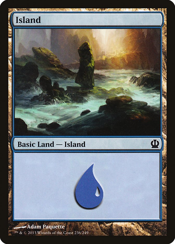 Island (236) [Theros] - Evolution TCG
