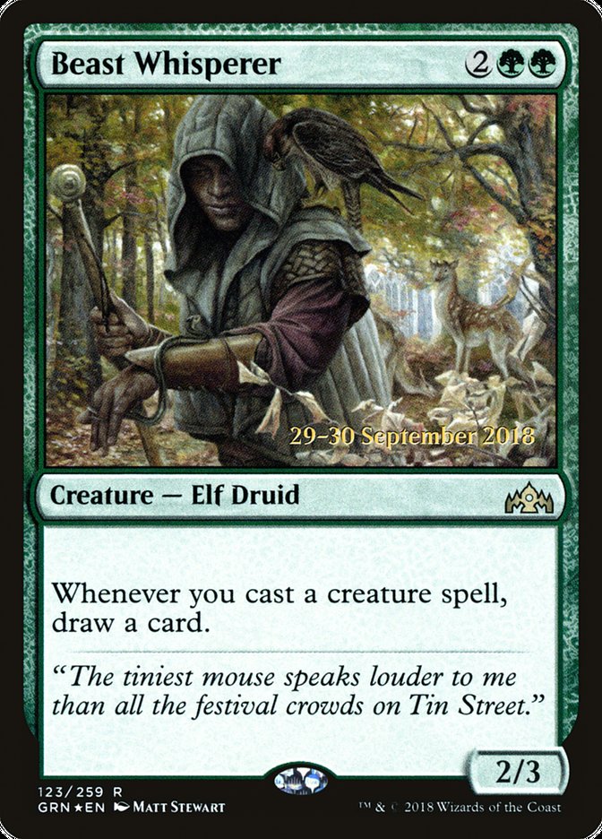 Beast Whisperer [Guilds of Ravnica Prerelease Promos] - Evolution TCG