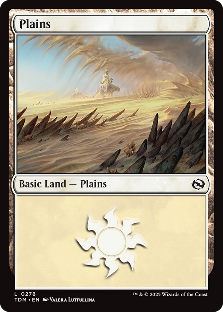 Plains (0278) [Tarkir: Dragonstorm] - Evolution TCG