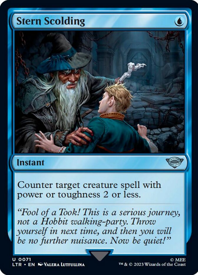 Stern Scolding [The Lord of the Rings: Tales of Middle-Earth] - Evolution TCG