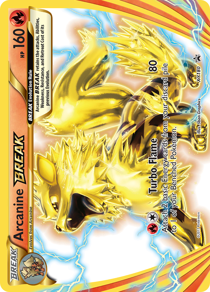 Arcanine BREAK (XY180) [XY: Black Star Promos] - Evolution TCG