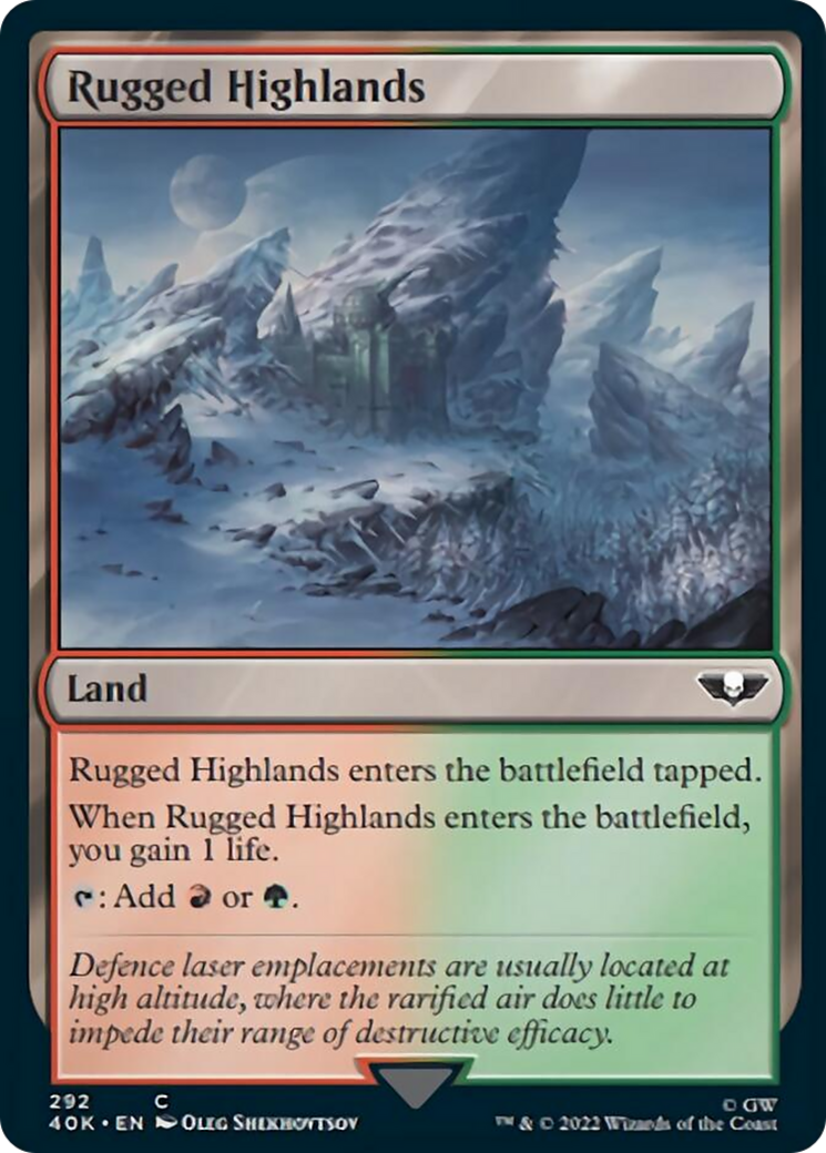 Rugged Highlands [Warhammer 40,000] - Evolution TCG