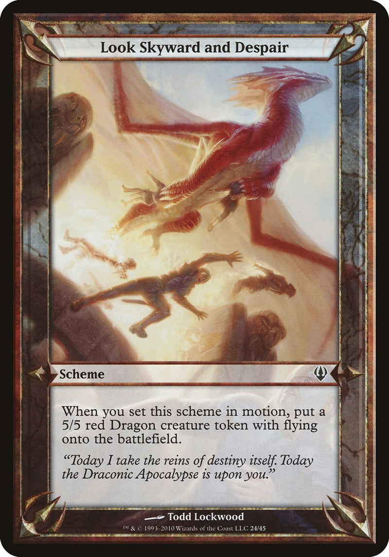 Look Skyward and Despair (Schemes) [Archenemy Schemes] - Evolution TCG