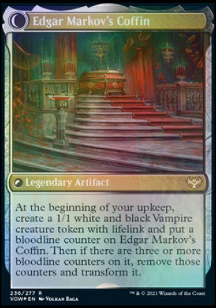 Edgar, Charmed Groom // Edgar Markov's Coffin [Innistrad: Crimson Vow Prerelease Promos] - Evolution TCG
