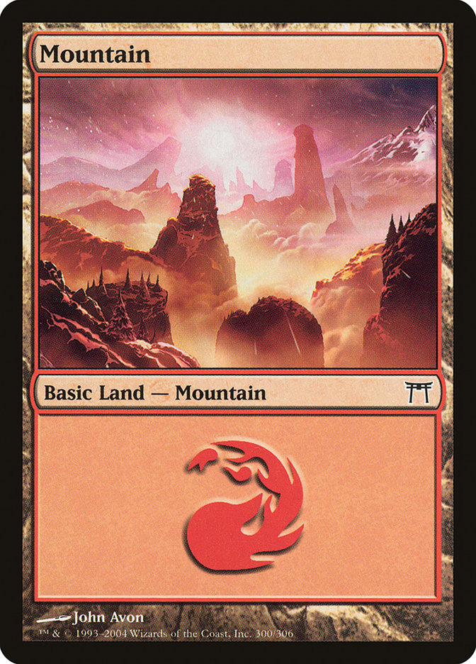 Mountain (300) [Champions of Kamigawa] - Evolution TCG