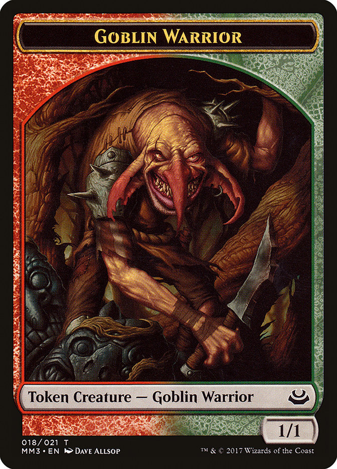 Goblin Warrior Token [Modern Masters 2017 Tokens] - Evolution TCG