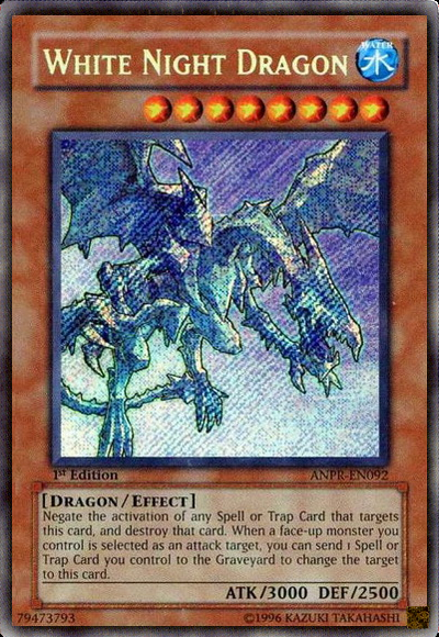 White Night Dragon [ANPR-EN092] Secret Rare - Evolution TCG