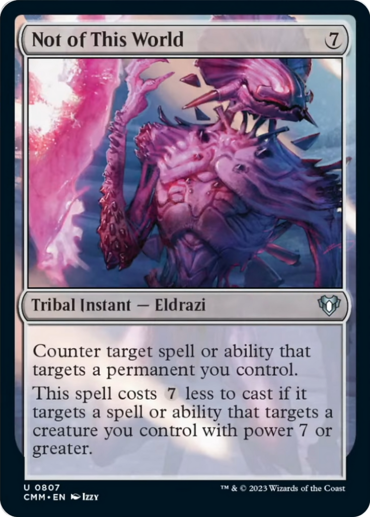 Not of This World [Commander Masters] - Evolution TCG
