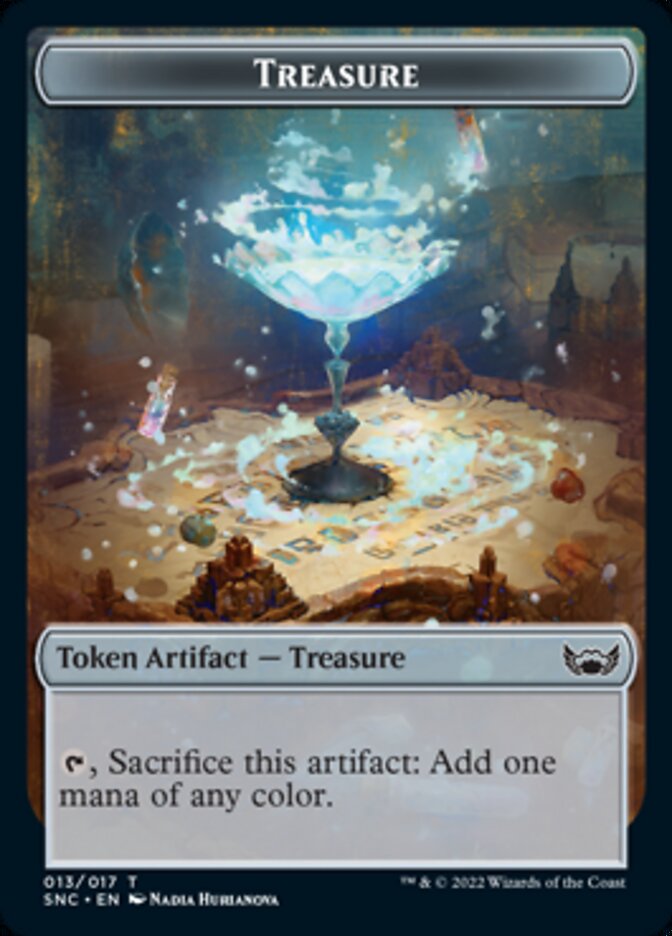 Thopter // Treasure (013) Double-Sided Token [Streets of New Capenna Commander Tokens] - Evolution TCG
