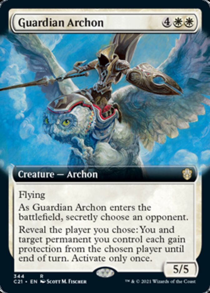 Guardian Archon (Extended Art) [Commander 2021] - Evolution TCG