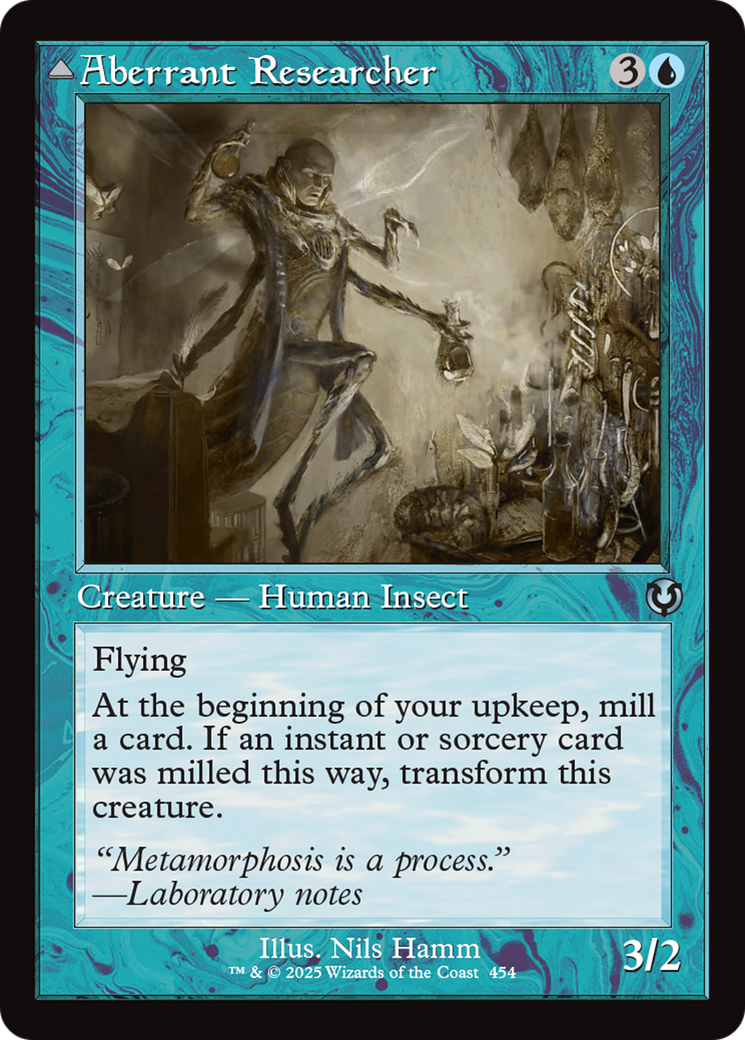 Aberrant Researcher // Perfected Form (Retro Frame) [Innistrad Remastered] - Evolution TCG
