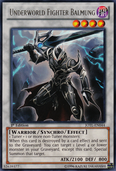 Underworld Fighter Balmung [JOTL-EN044] Rare - Evolution TCG
