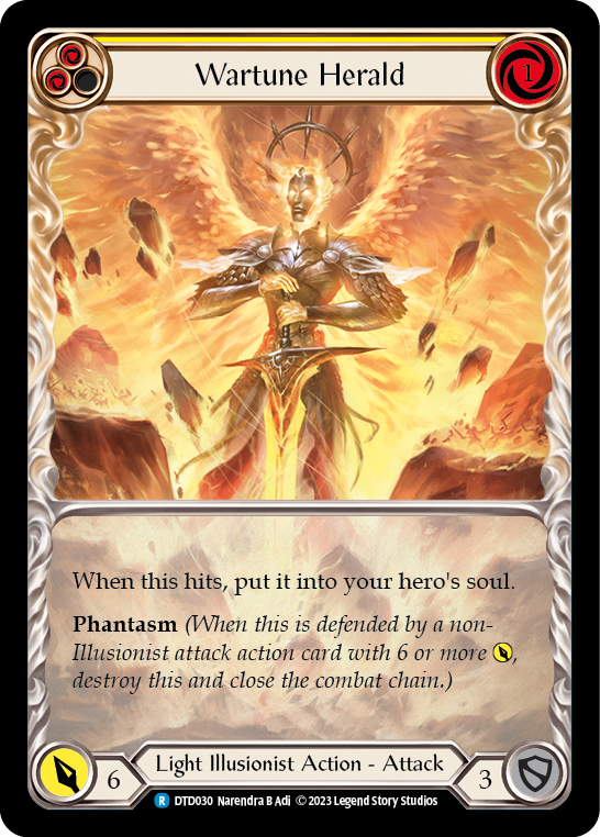 Wartune Herald (Yellow) [DTD030] (Dusk Till Dawn) - Evolution TCG