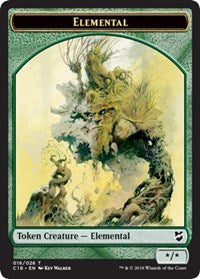 Elemental // Thopter (026) Double-Sided Token [Commander 2018 Tokens] - Evolution TCG