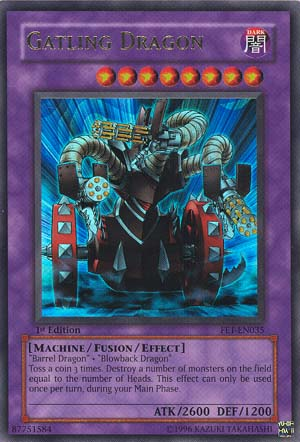 Gatling Dragon [FET-EN035] Ultra Rare - Evolution TCG