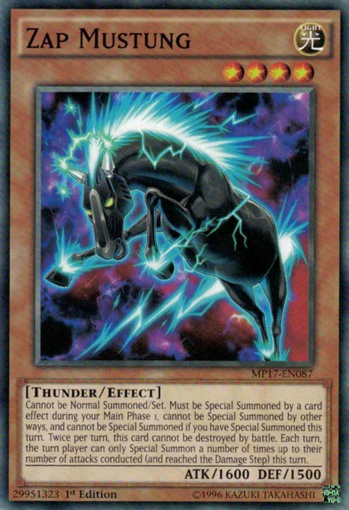 Zap Mustung [MP17-EN087] Common - Evolution TCG