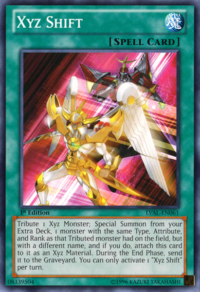 Xyz Shift [LVAL-EN061] Common - Evolution TCG