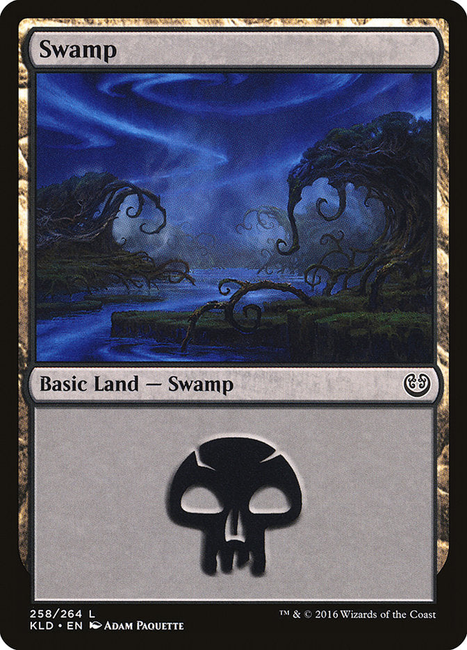 Swamp (258) [Kaladesh] - Evolution TCG