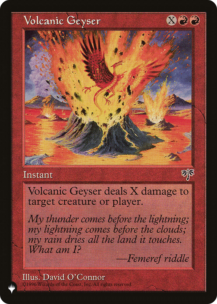 Volcanic Geyser [The List] - Evolution TCG