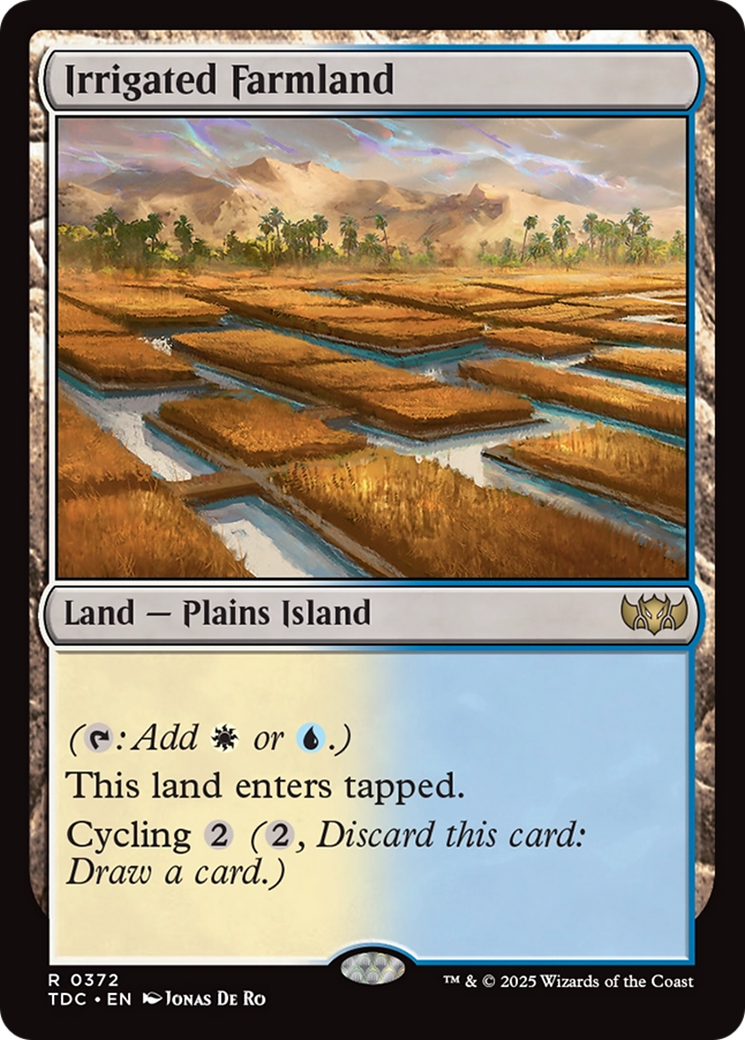 Irrigated Farmland [Tarkir: Dragonstorm Commander] - Evolution TCG