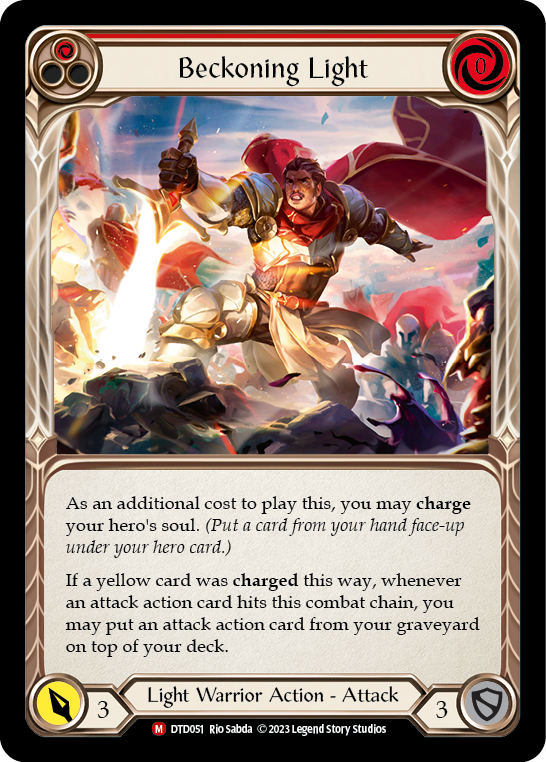 Beckoning Light [DTD051] (Dusk Till Dawn)  Rainbow Foil - Evolution TCG