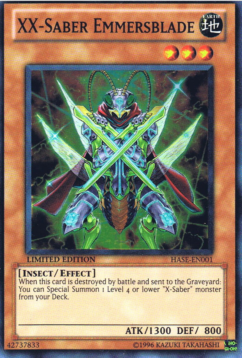 XX-Saber Emmersblade [HASE-EN001] Super Rare - Evolution TCG