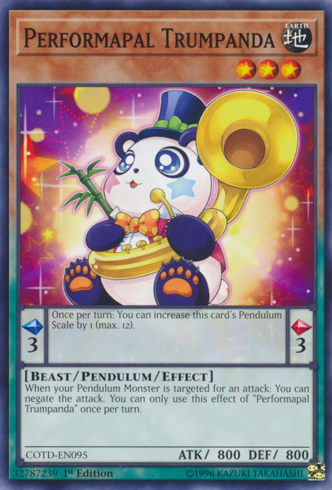 Performapal Trumpanda [COTD-EN095] Common - Evolution TCG