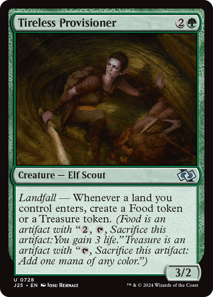 Tireless Provisioner [Foundations Jumpstart] - Evolution TCG